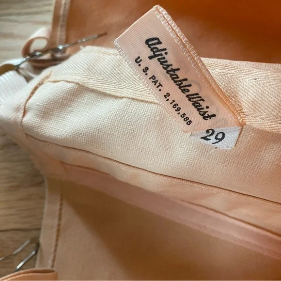 Nemo 1940s 1950s vintage peach pink girdle size 29
